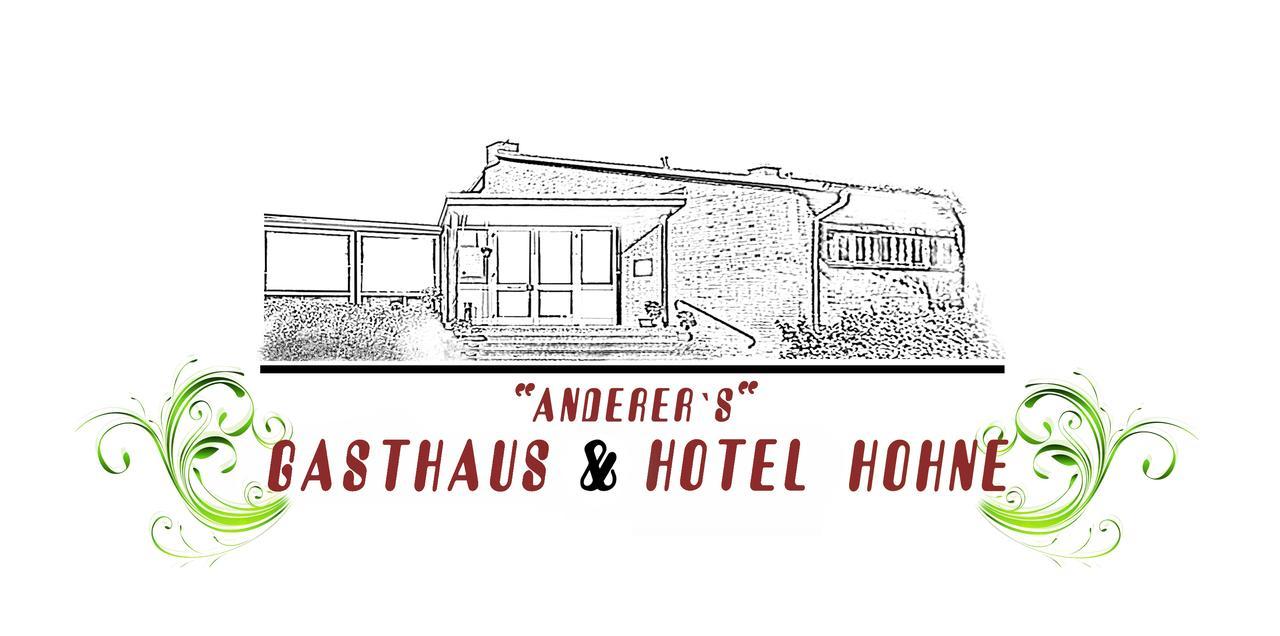 "Anderer'S" Gasthaus & Hotel Hohne Exterior photo